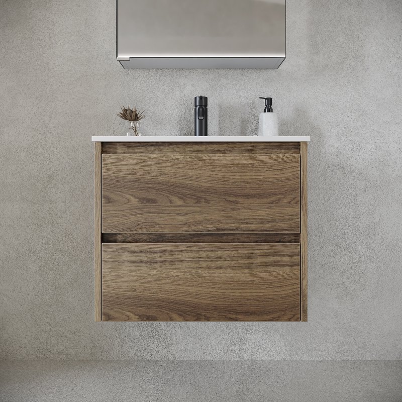 Тумба под раковину подвесная Sancos Libra 60 светлое дерево LB60ECH - 1