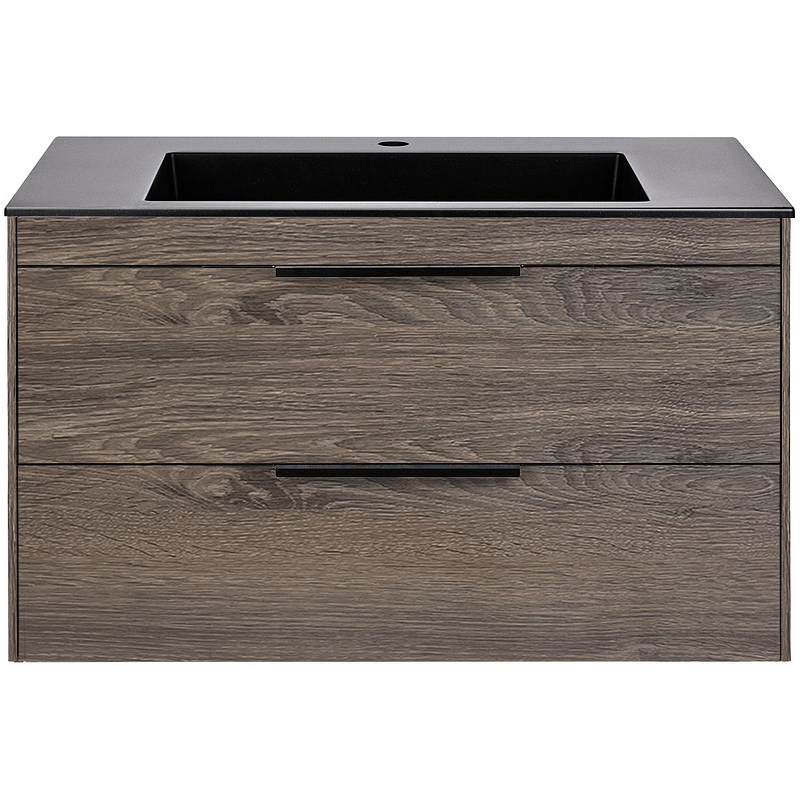 Тумба под раковину Vincea Chiara 80 темное дерево VMC-2C2800RO - 3