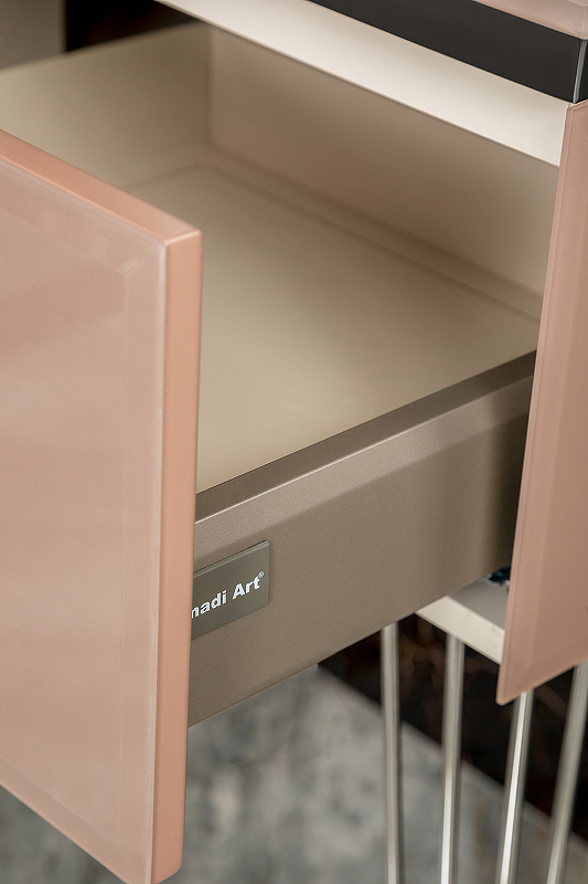 Тумба под раковину Armadi Art Lucido 100 розовый 770-100-Rose - 9