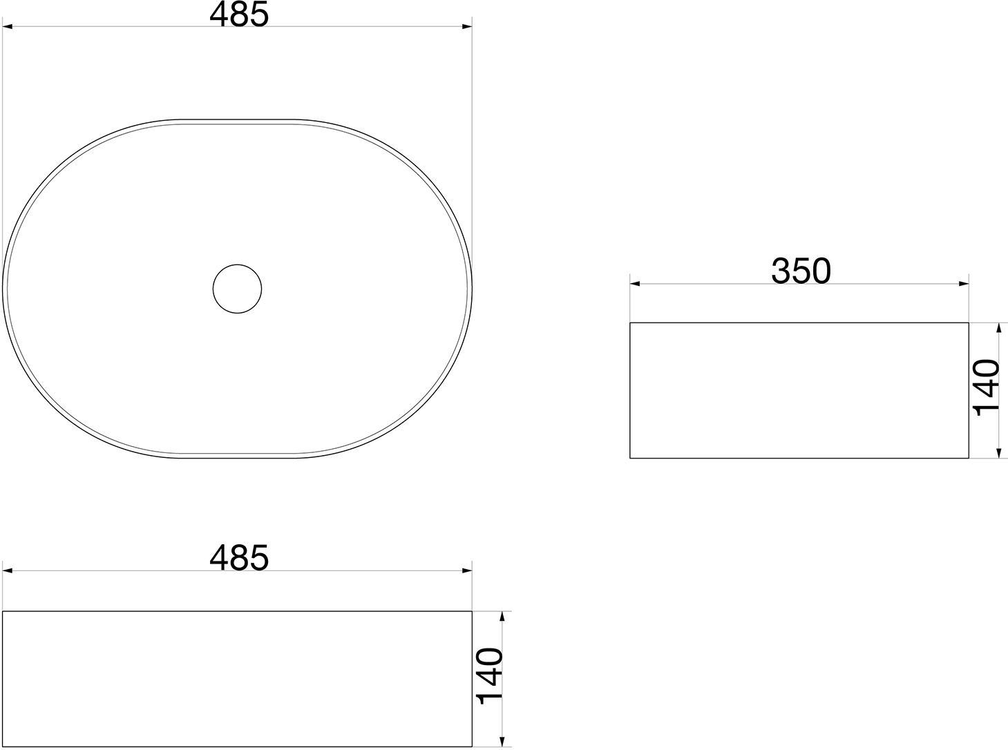 Рукомойник SantiLine SL-1084 - 1