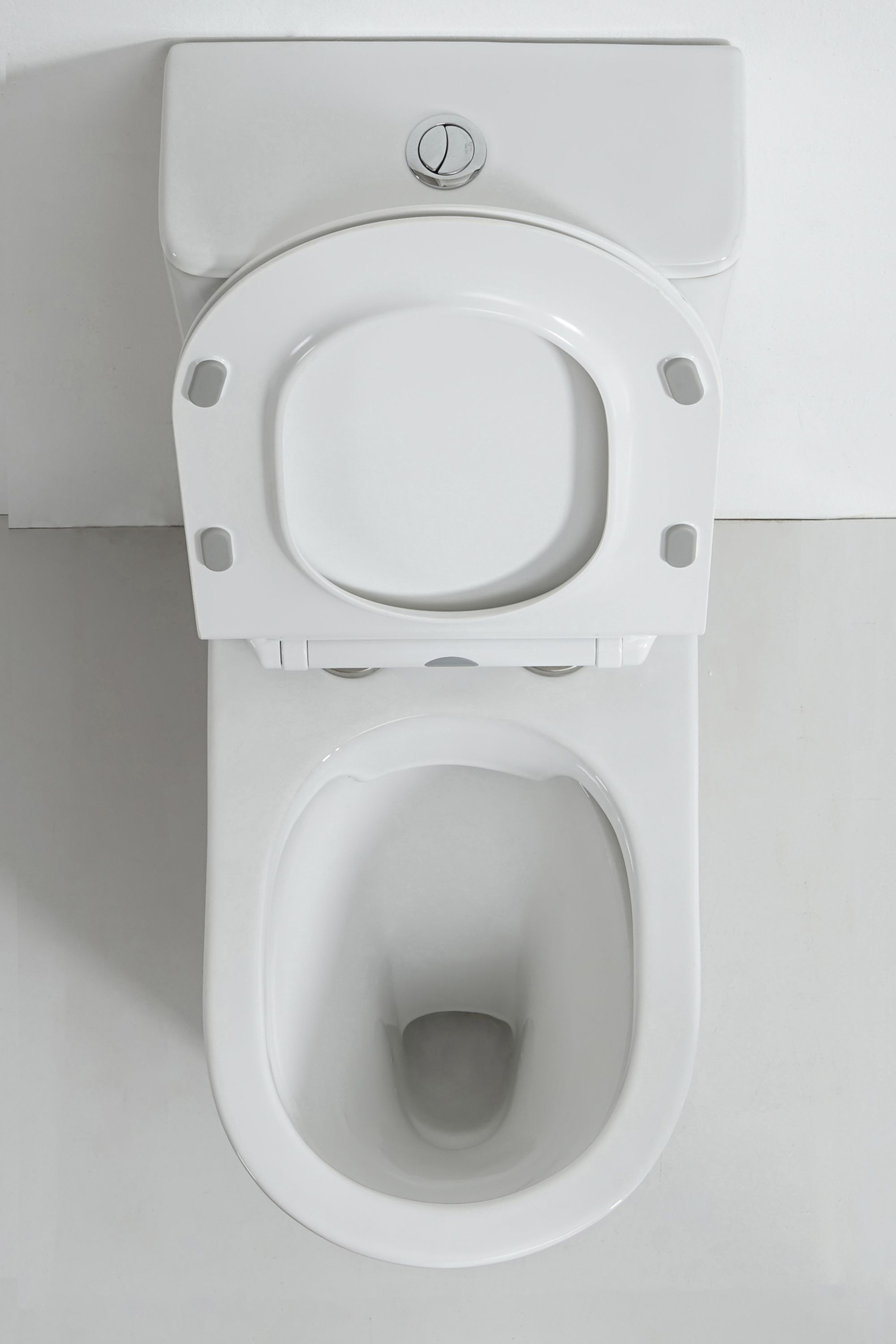 Унитаз-компакт Orange C01-000W безободковый, с микролифтом C02-000W - 3