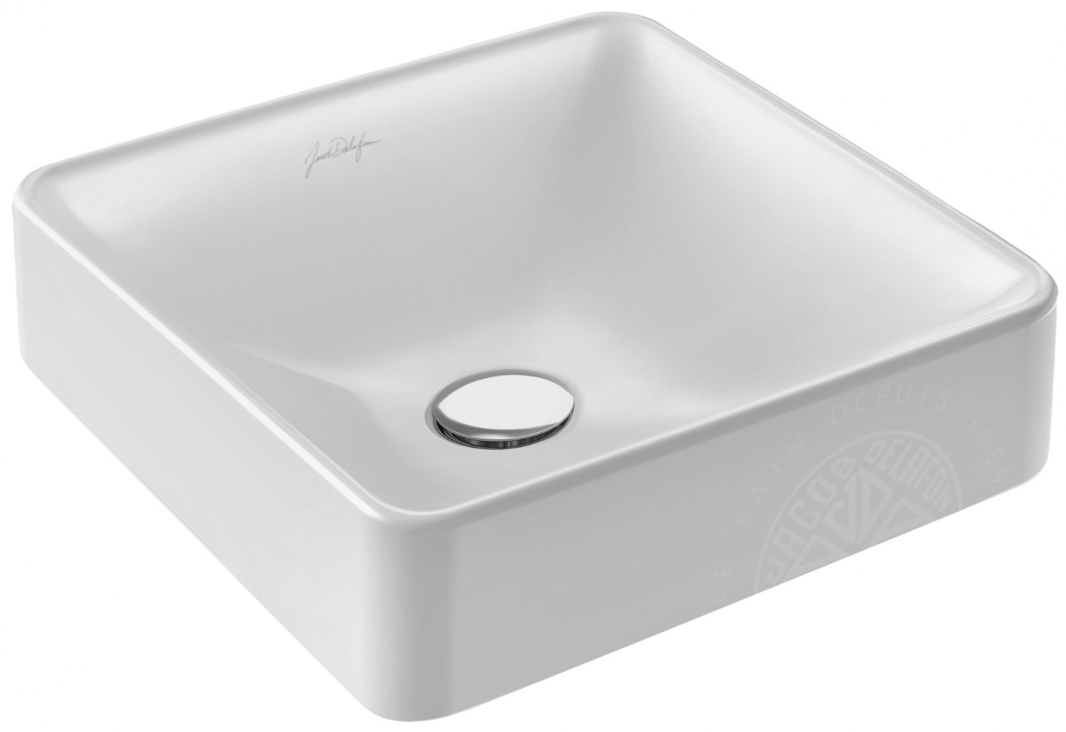 Рукомойник Jacob Delafon Vox EVG102-PT6 логотип 1930 - 1