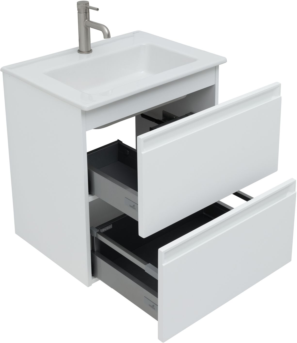 Тумба с раковиной Allen Brau Eclipse 60 белый матовый 1.E1001.WM - 5