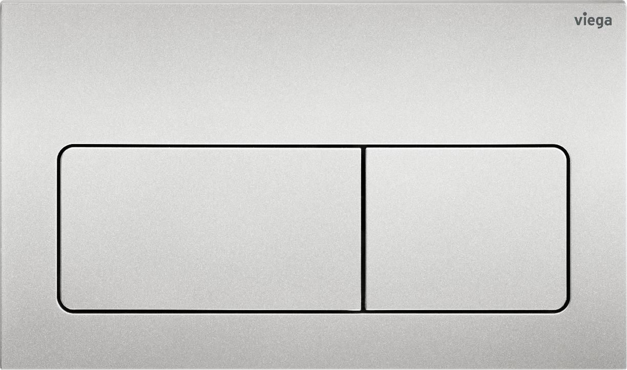 773724 Prevista Панель смыва для унитазов Visign for Life 5,  пластик, матовый хром, модель 8601.1 - 1