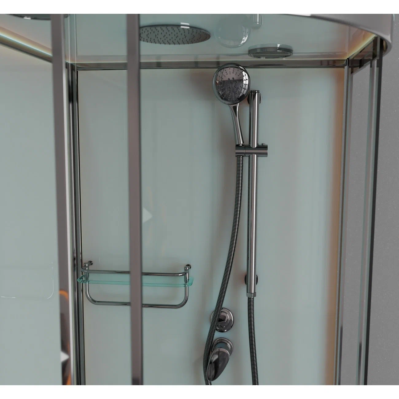 Душевая кабина Frank Brilliant 80х80 стекло матовое 200777 - 1