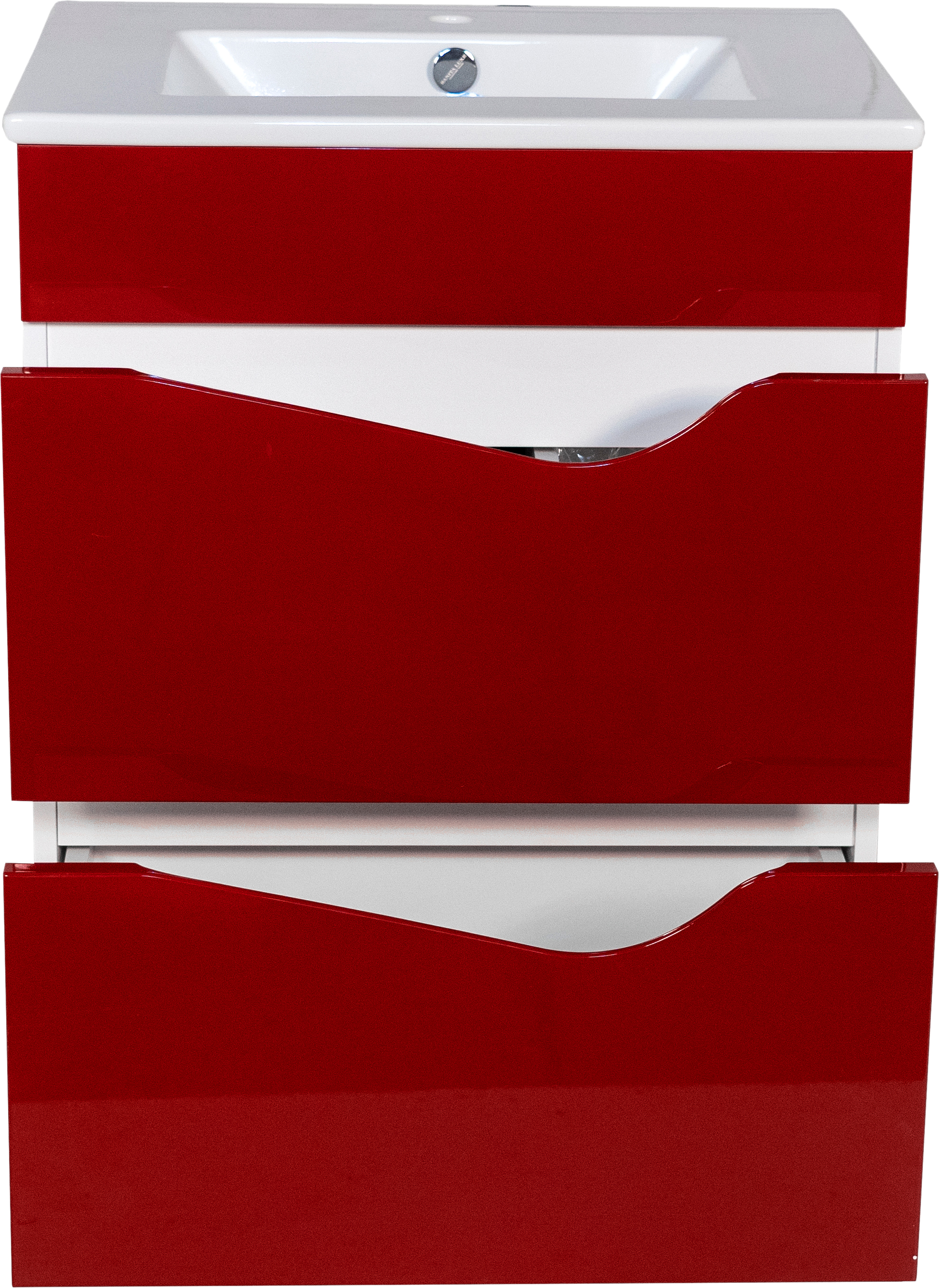 Тумба для комплекта Bellezza Эйфория 60 красная для раковины Квадро 4639109660035 - 2