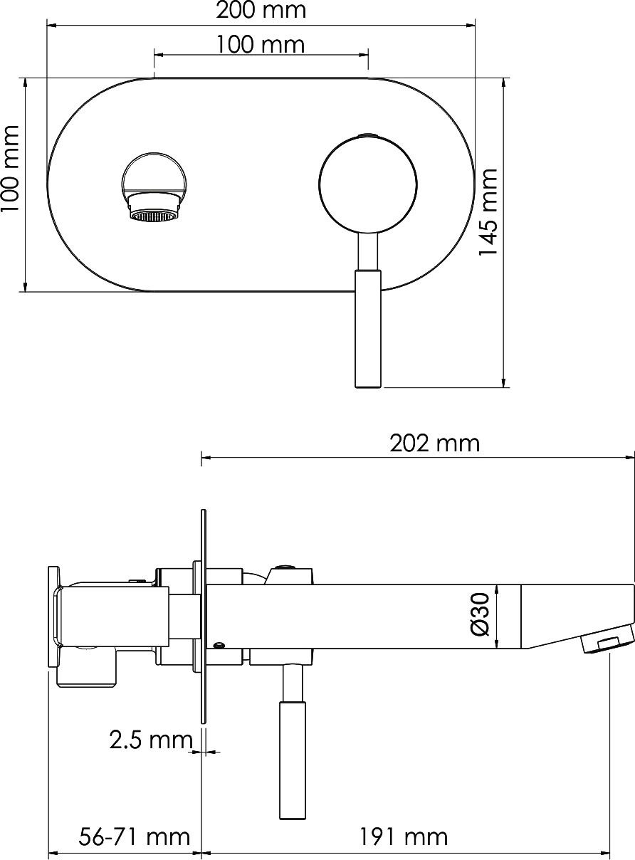 Смеситель Wasserkraft Main 4130 для раковины - 2