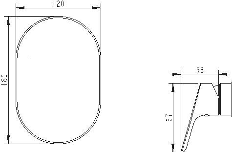 Смеситель Bravat Drop P69190C-RUS для ванны с душем - 1
