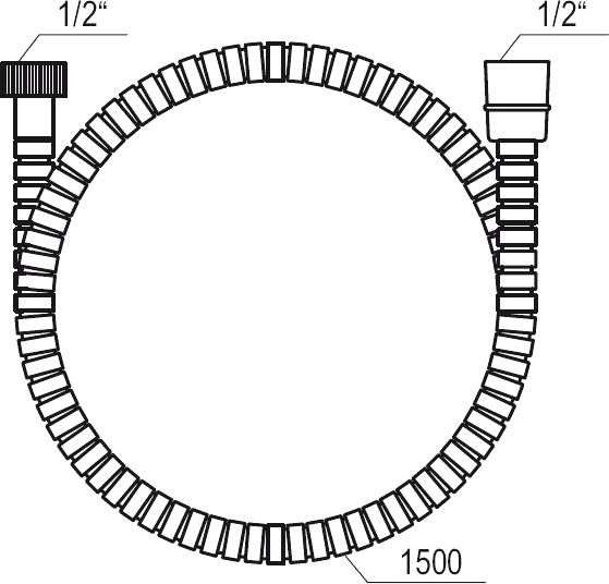 Душевой шланг Ravak   X07P006 - 2