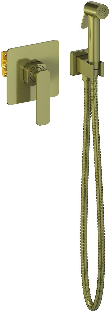 Смеситель встроенный с гигиеническим душем Timo Torne 4389/02SM антик - 1