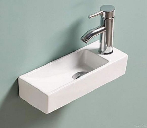 Раковина подвесная Ceramalux N 38 белый  9048FL - 0