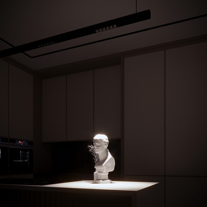 Трековый светодиодный светильник Arlight Mag-Dark-45-L400-12W Warm3000 034998 - 1