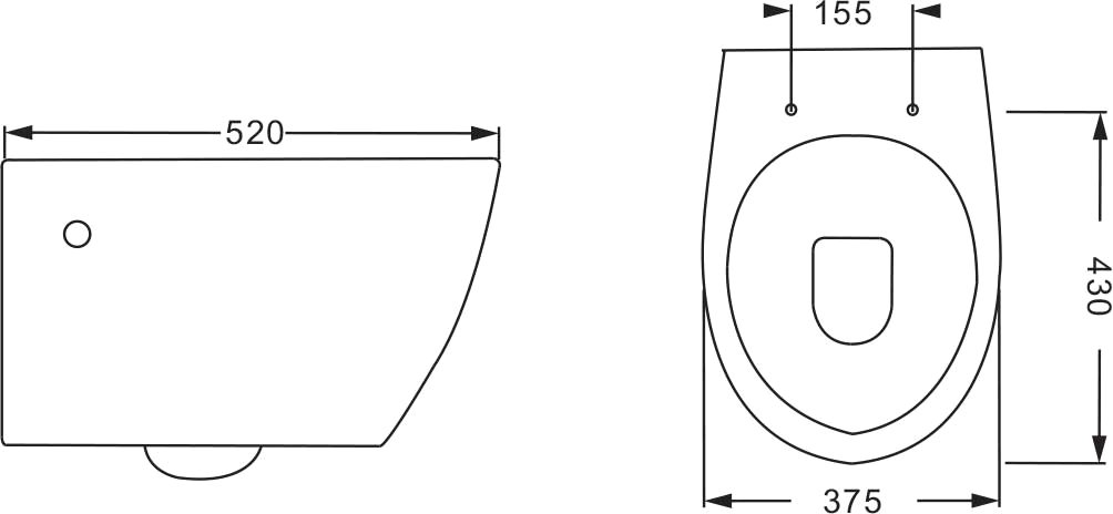 Унитаз подвесной Vincea Intero VT1-21 - 5