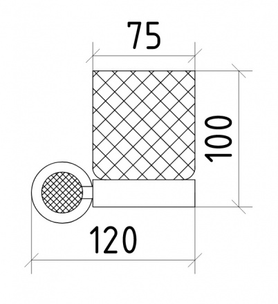 Стакан для зубных щеток настольный Boheme Royal Cristal бронза 10924-BR-B - 1