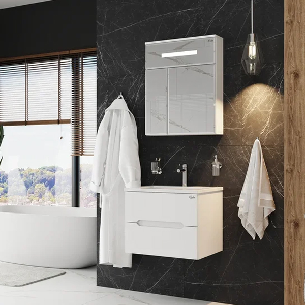 Тумба под раковину Onika Айленд 60 белый  106114 - 3