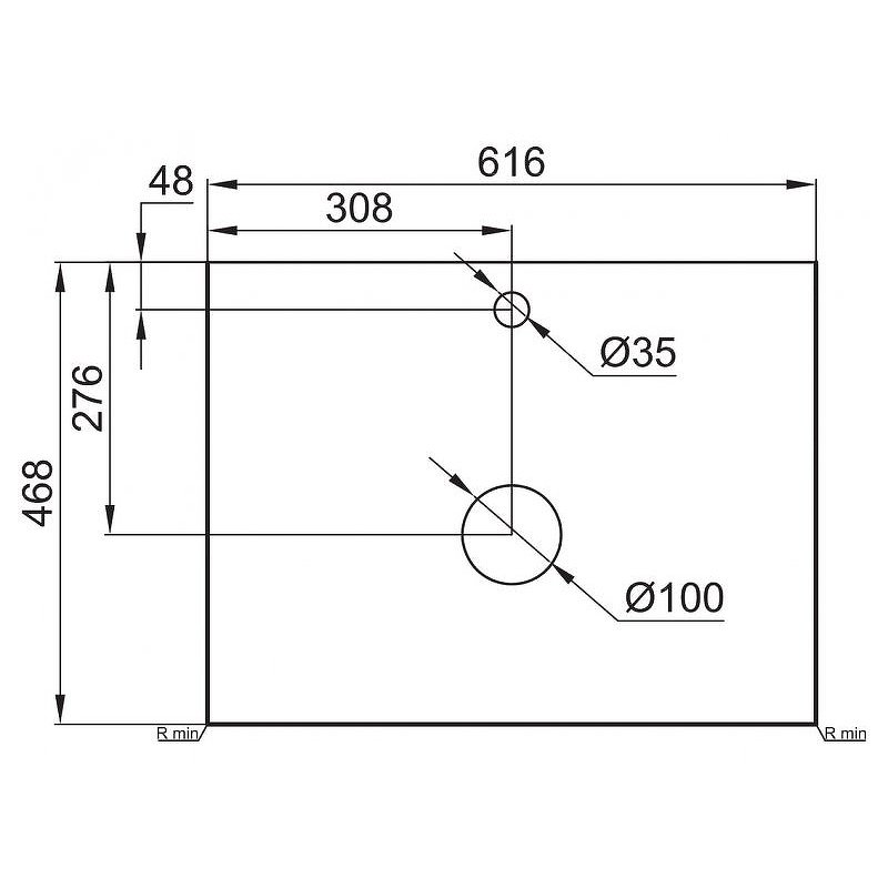 Столешница под раковину BelBagno 62 серый KEP-60-CESTR - 4