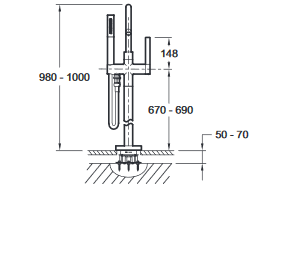Скрытая часть Jacob Delafon 97906D-NF - 0