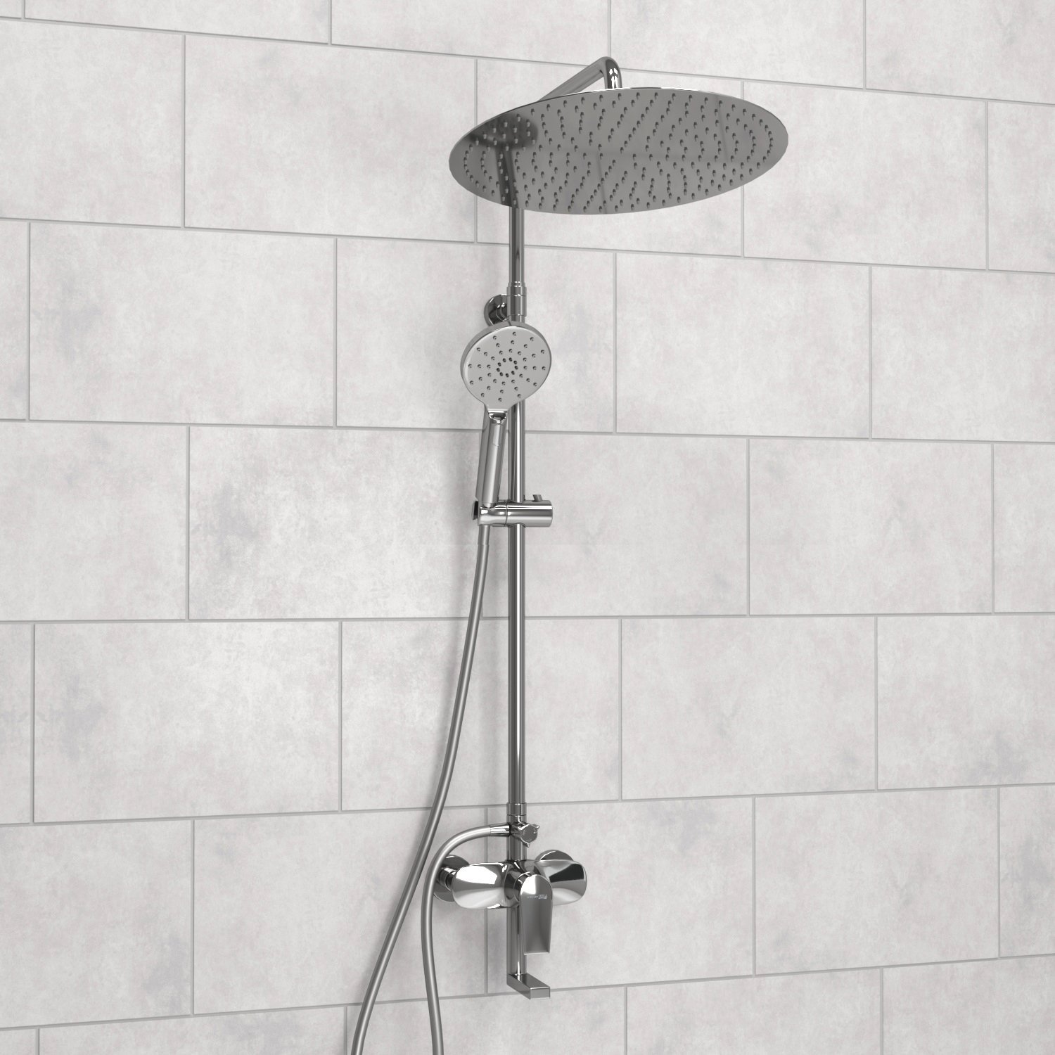 Душевая система WasserKraft 40 хром A166.117.127.087.CH - 1