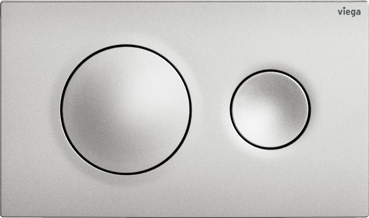 Клавиша смыва, Viega, Prevista, Visign for Style 20, для унитаза, ширина, мм-220, глубина, мм-8, высота, мм-130, тип смыва-двойной, тип управления-ручной нажимной, м 773786 - 1