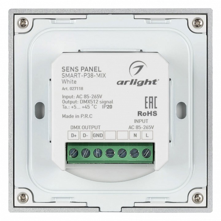 Панель-регулятора ЦТ сенсорный встраиваемый Arlight SMART 027118 - 3