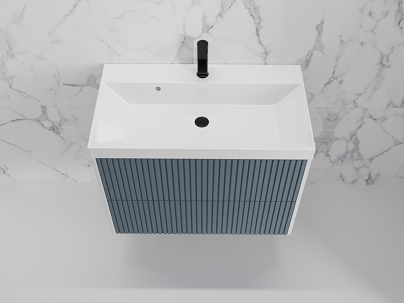 Тумба под раковину Style Line Стокгольм 80 серая матовая ЛС-00002314 - 2