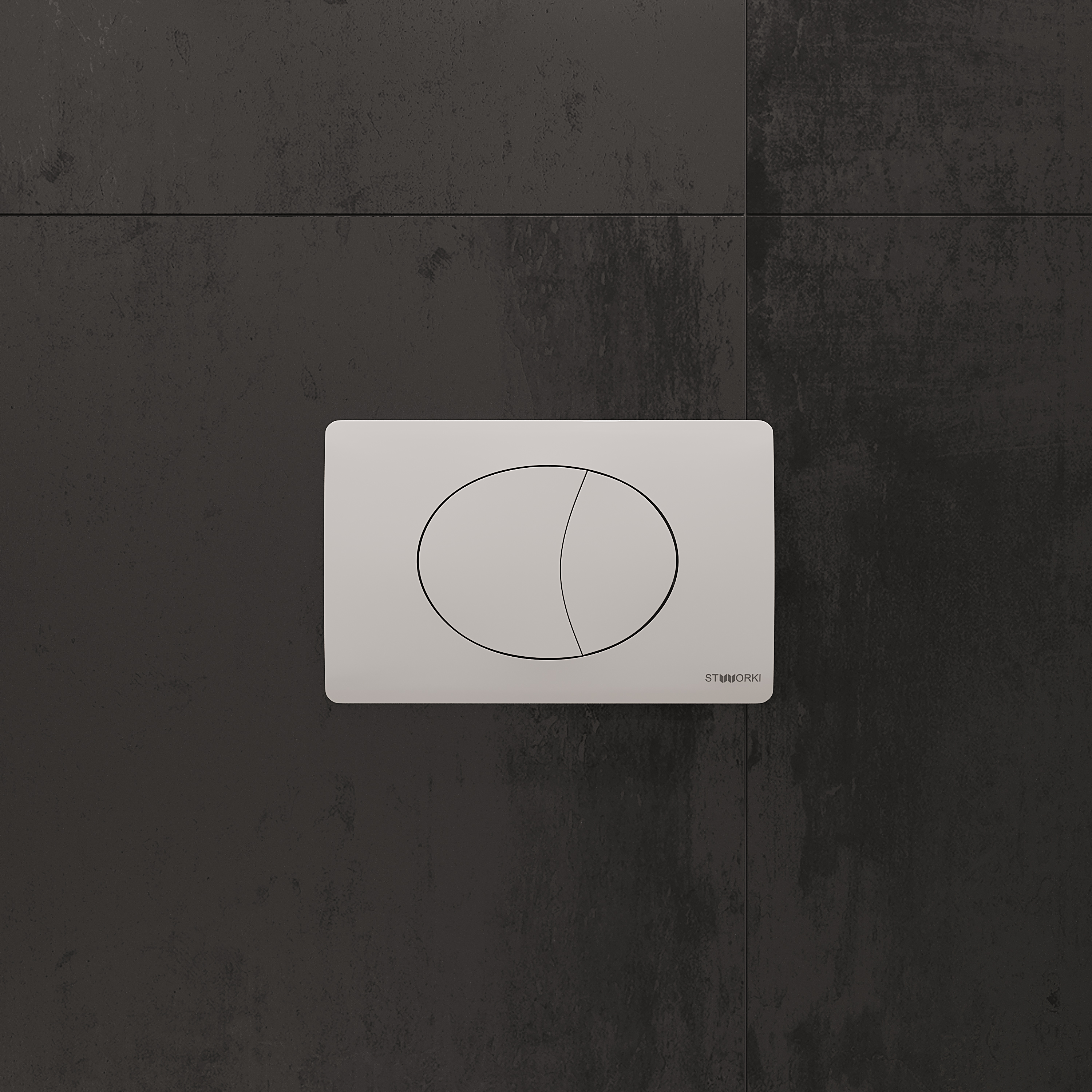 Кнопка смыва STWORKI 230824 белая - 4