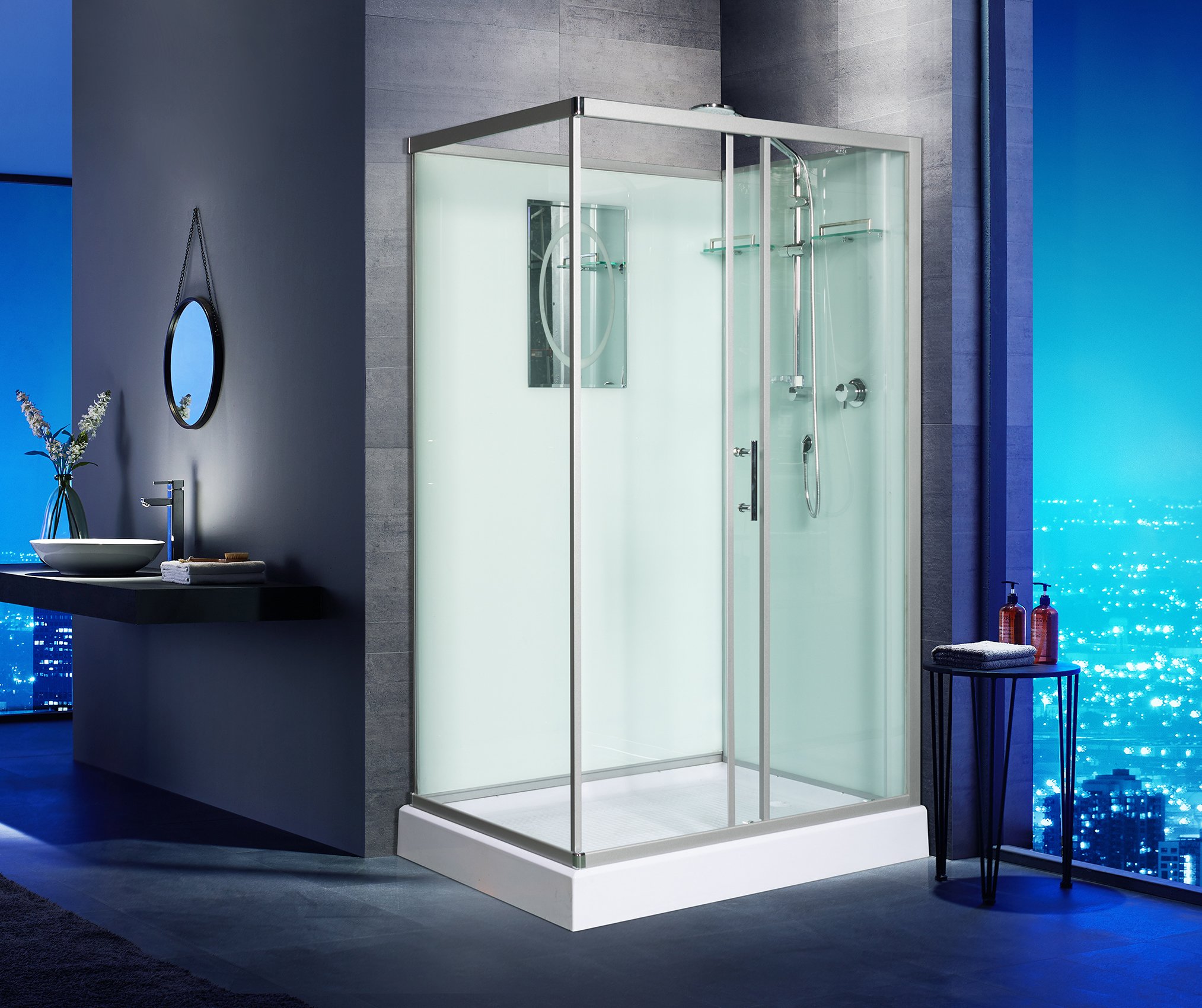 Душевая кабина Weltwasser WW500 LAINE 1211 120x90 хром  10000003274 - 1