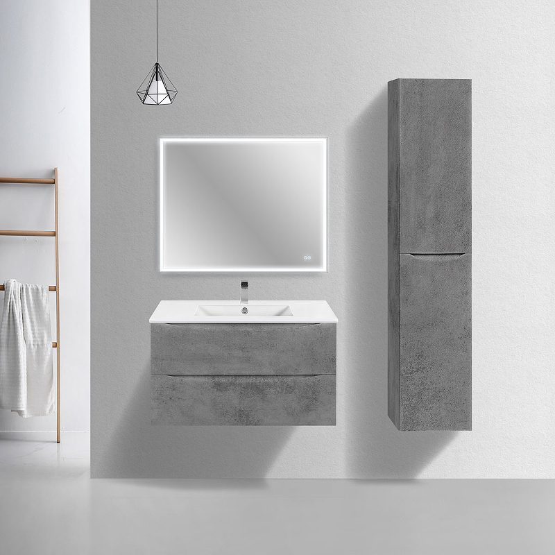 Тумба под раковину Vincea Mia Slim 90 серая VMC-2MC900S1BT - 1