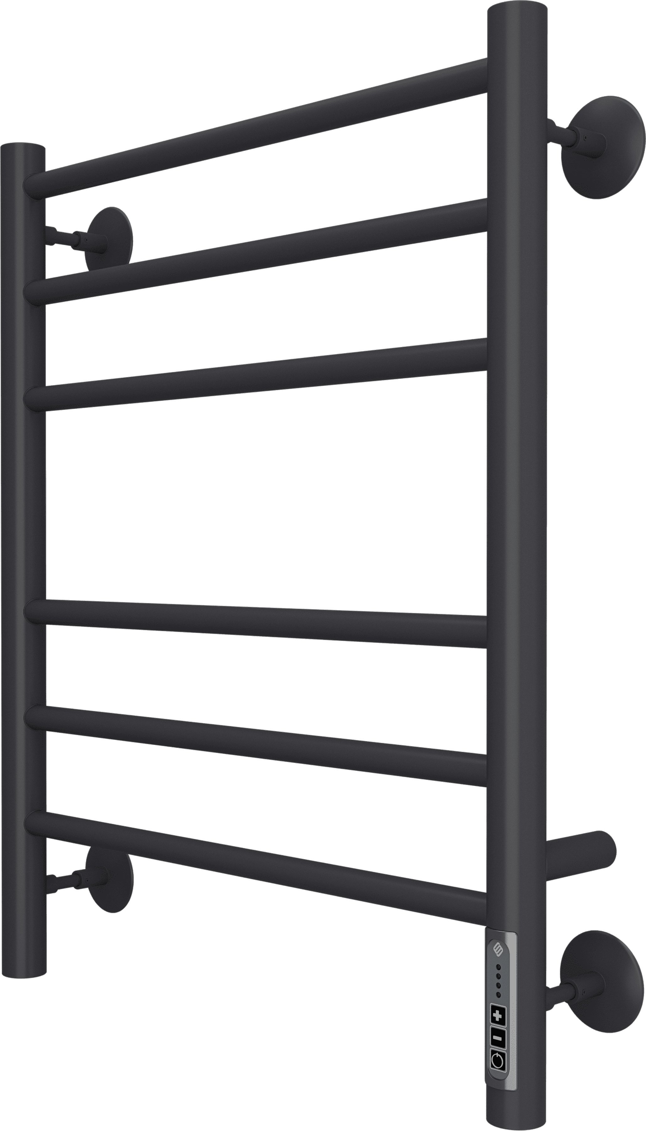 Электрический полотенцесушитель Terminus Аврора П6 450x600 Черный матовый 4670078527479 - 1