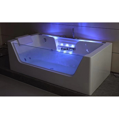 Акриловая ванна Frank 160х85 белая с гидромассажем 2014326096 - 3