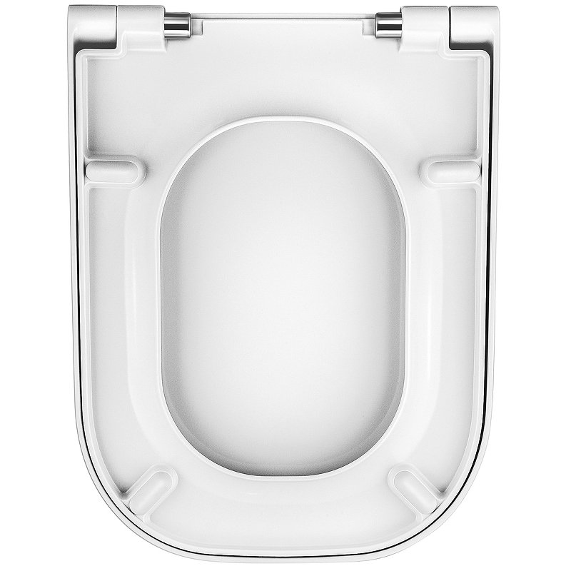 Сиденье для унитаза Berges Gap белое с системой микролифт 017003 - 1