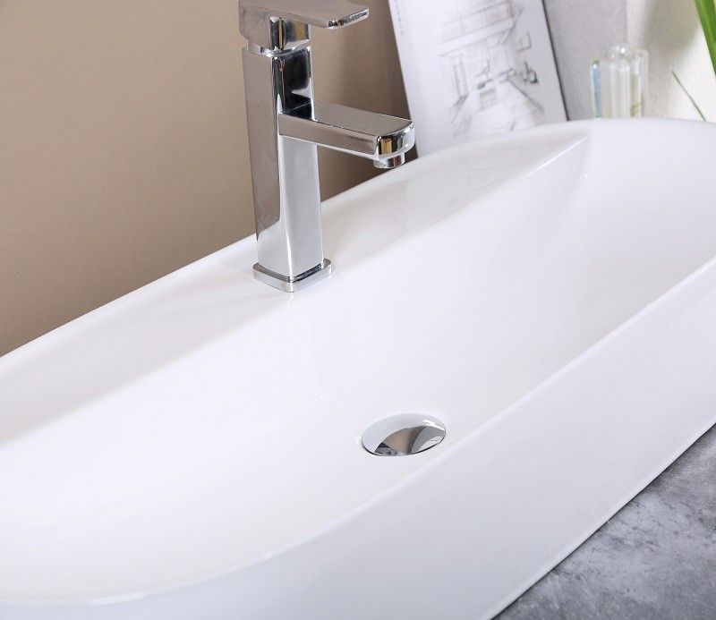 Раковина накладная Ceramalux N 81 белый  D1347 - 1