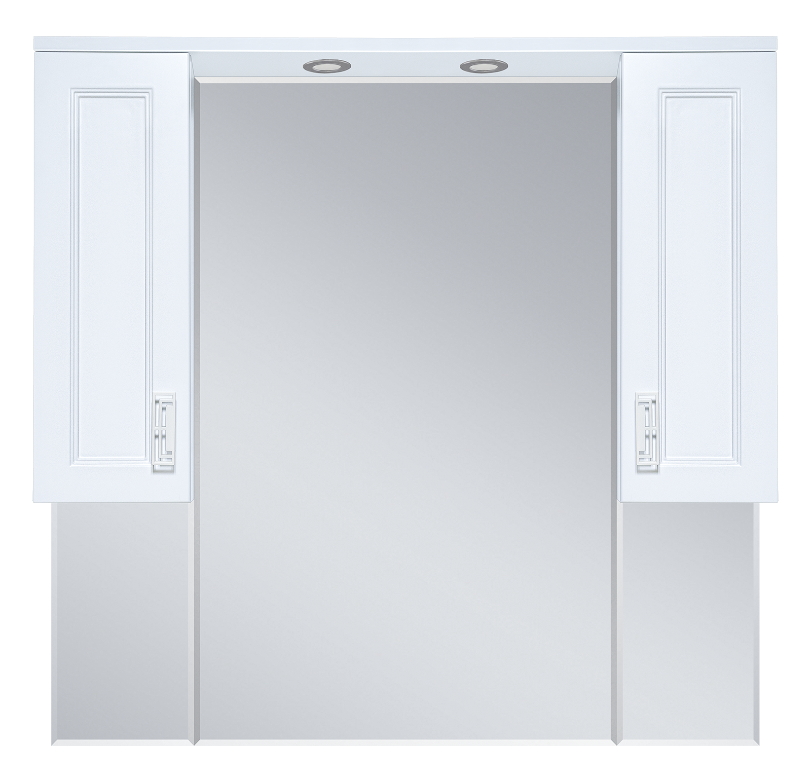 Зеркало-шкаф Misty Дива 105 белое с подсветкой П-Див04105-013 - 0