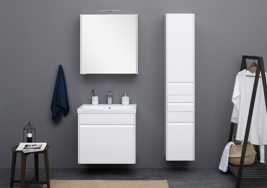 Шкаф-пенал Aquanet Палермо 35 203943 - 3