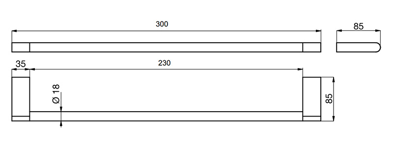 Полотенцедержатель Ideal Standard Connect  N1385AA - 2