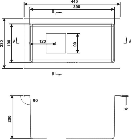 Дополнительная мойка Zorg Inox PVD SZR-2344 bronze - 1