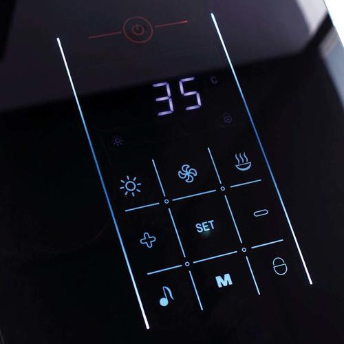 Душевая кабина Orans 180х130 черная стекло прозрачное с гидромассажем и баней 89103LB - 2