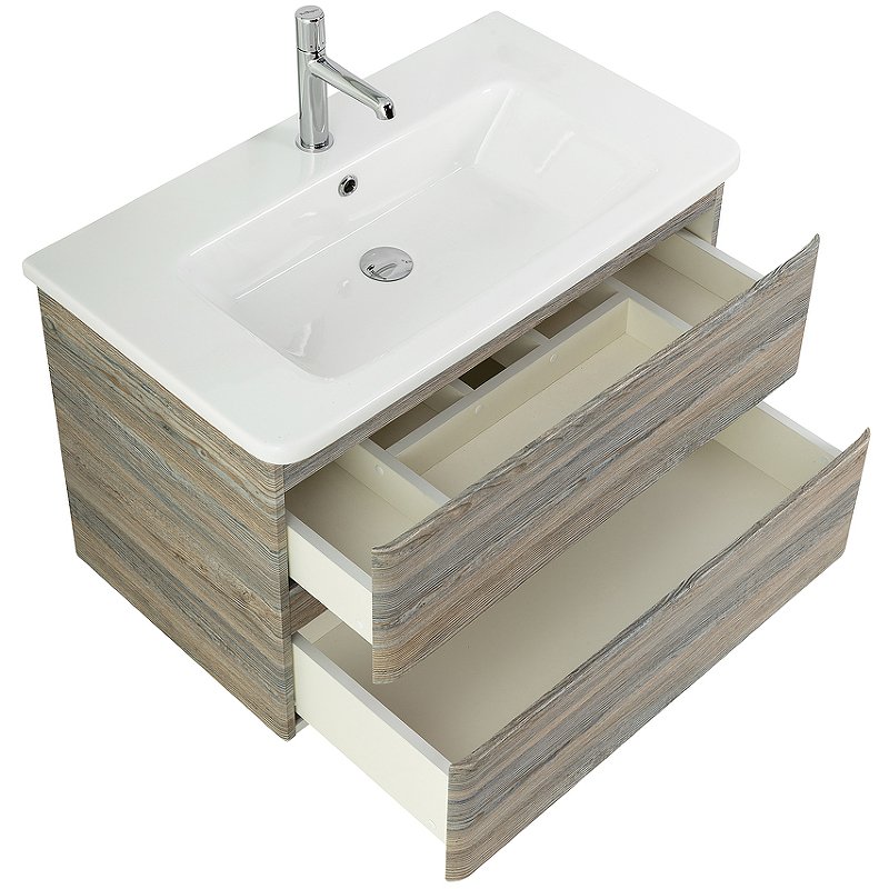 Тумба с раковиной BelBagno Albano 80 светлое дерево не - 4