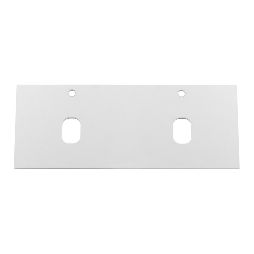 Столешница под раковину с двумя отверстиями BelBagno 140 белый EK-140-2-BL - 0