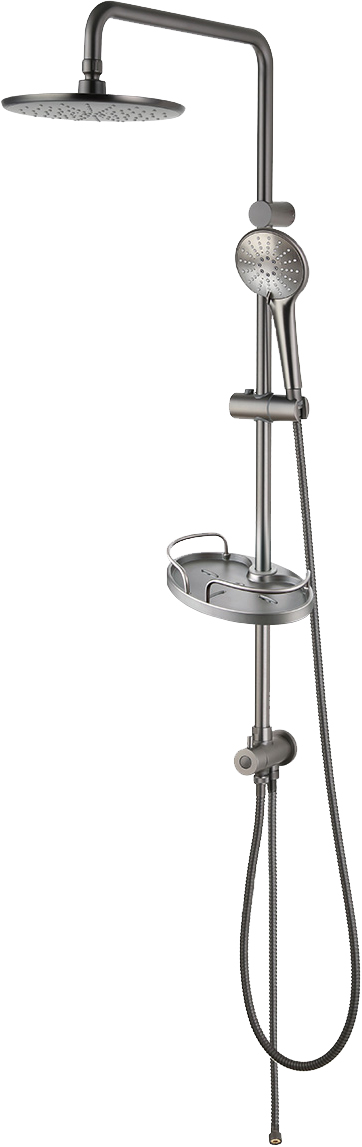 Душевая стойка Lemark LM3788GM графит матовый - 0