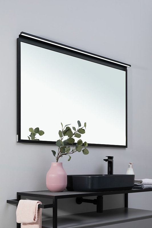 Зеркало Allen Brau Priority 120 с подсветкой черный матовый 1.31018.BB - 6