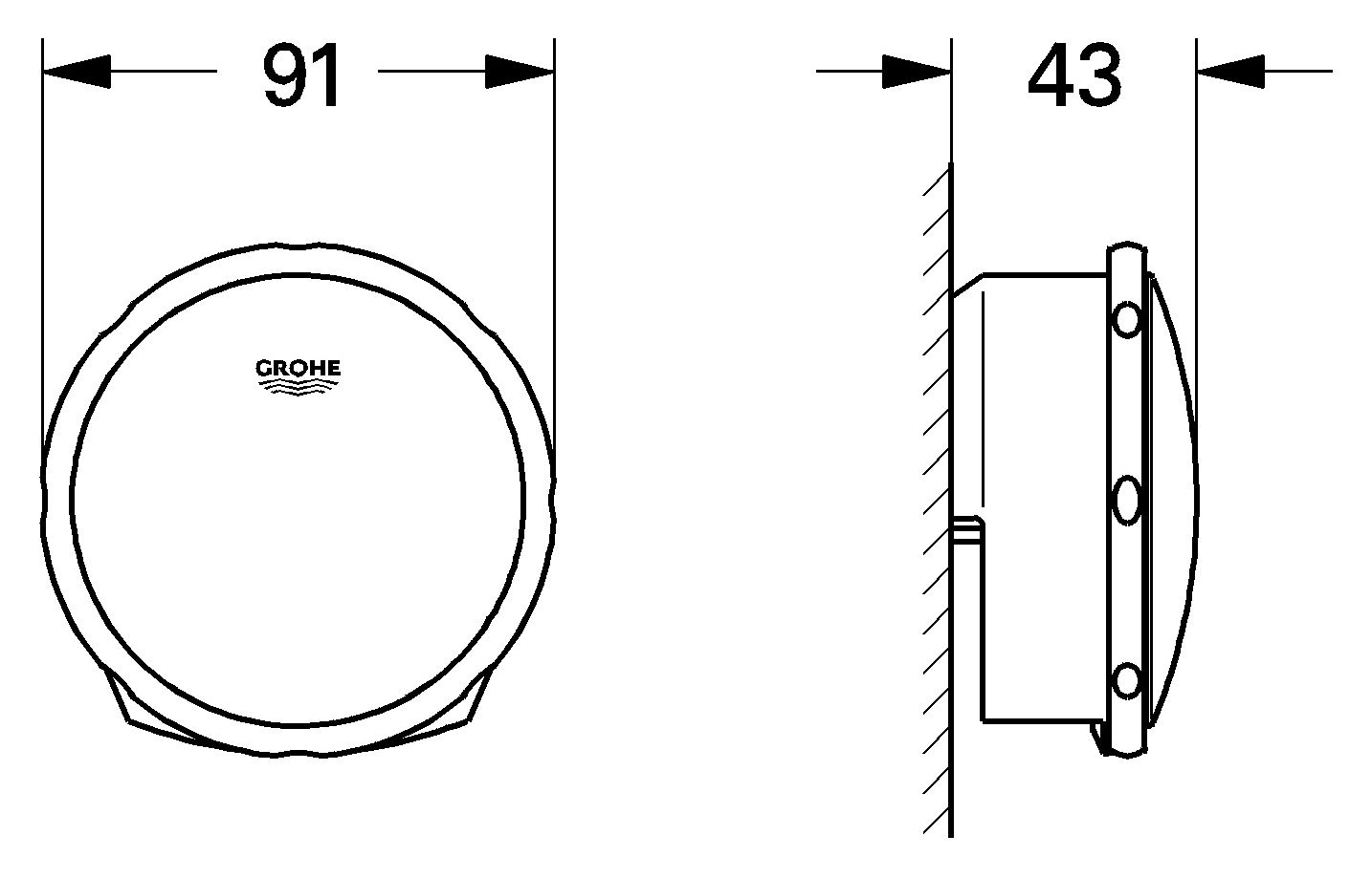 Слив-перелив Grohe Talentofill 28990000 + 19952000 - 2