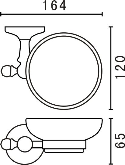 Мыльница Art&Max Antic AM-E-2699AQ - 2