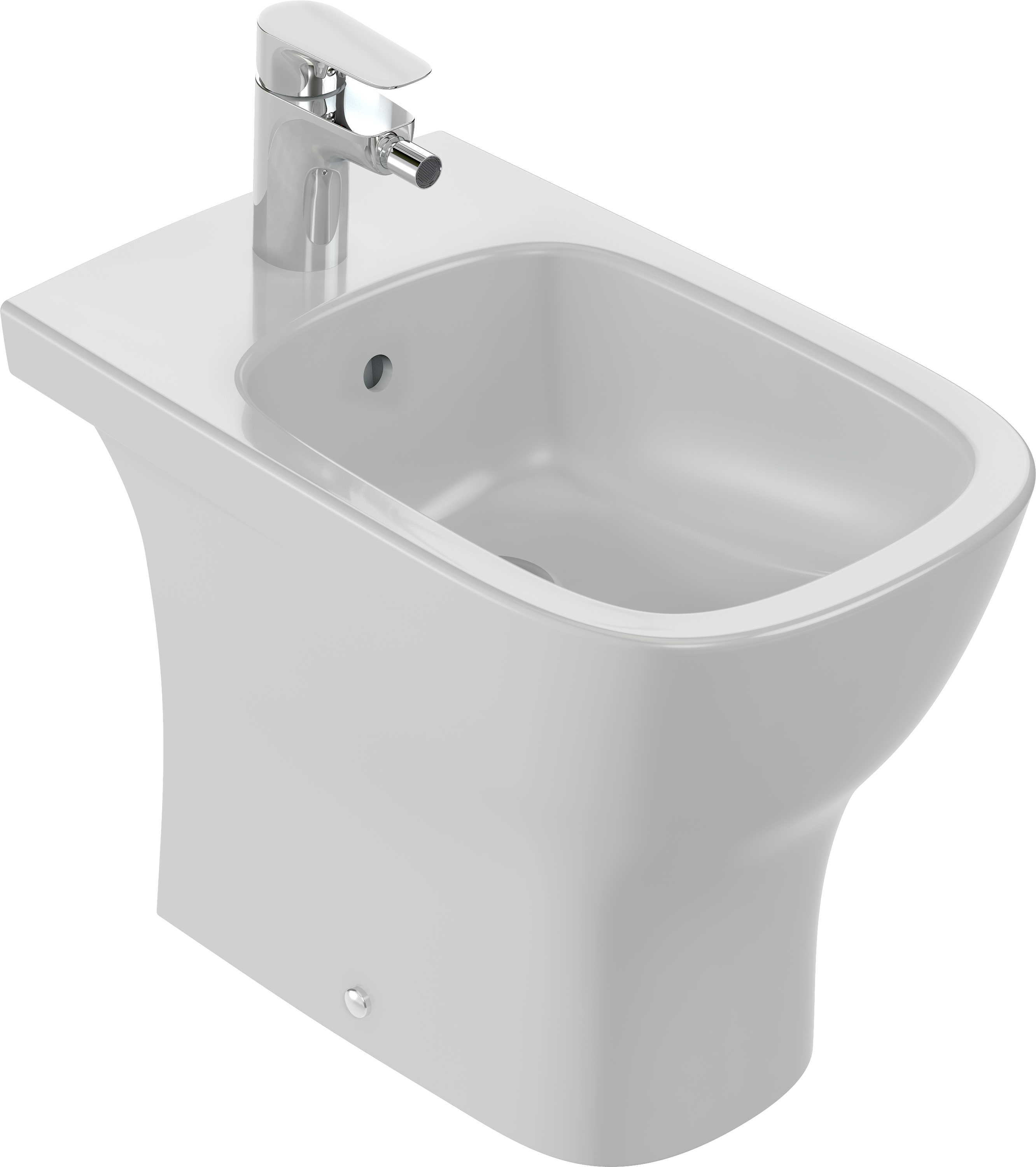 Биде напольное Jacob Delafon Struktura EBC0002 EBC0002-00 - 0