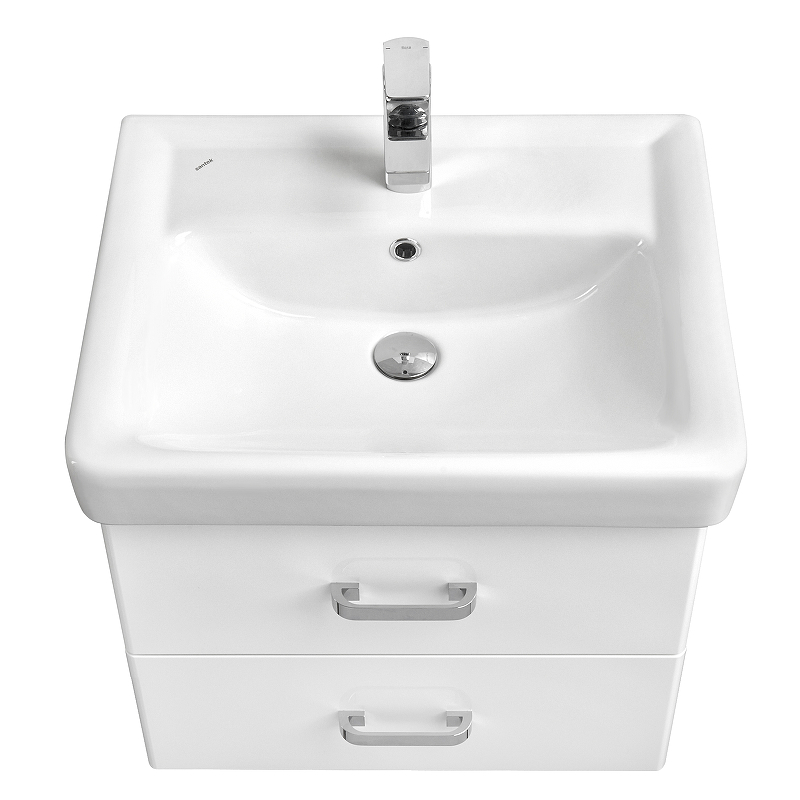 Тумба с раковиной Aquaton Америна 60 белый 1A1354K1AM010 - 1