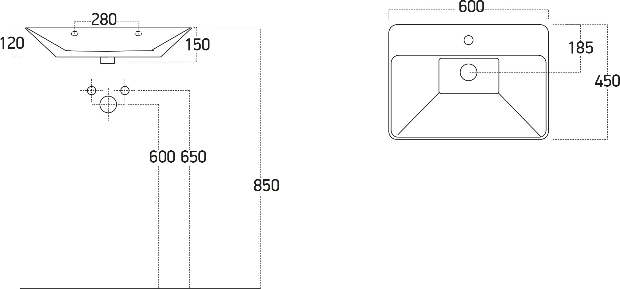 Раковина STWORKI 60 3061-KL - 4