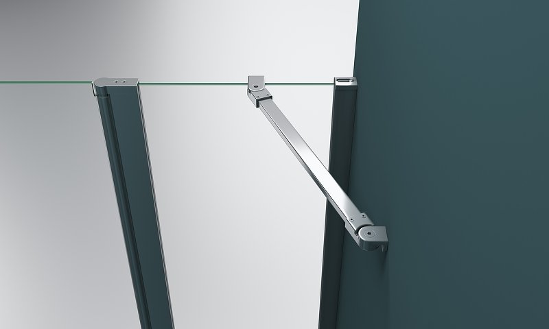 Душевой уголок BelBagno Etna 90х90 профиль хром стекло прозрачное ETNA-A-22-90-C-Cr - 3