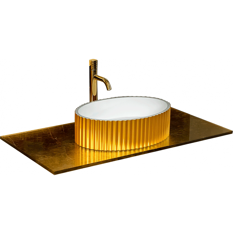 Столешница под раковину Armadi Art Lucido 100 золото 853-100-Foil - 0