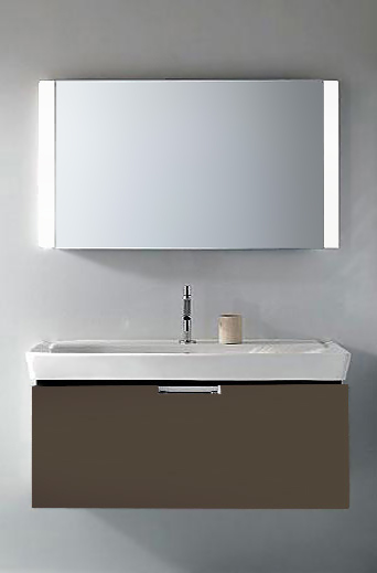 Тумба для комплекта Jacob Delafon Reve 120 светло-коричневая, 1 ящик EB1133-G80 - 1