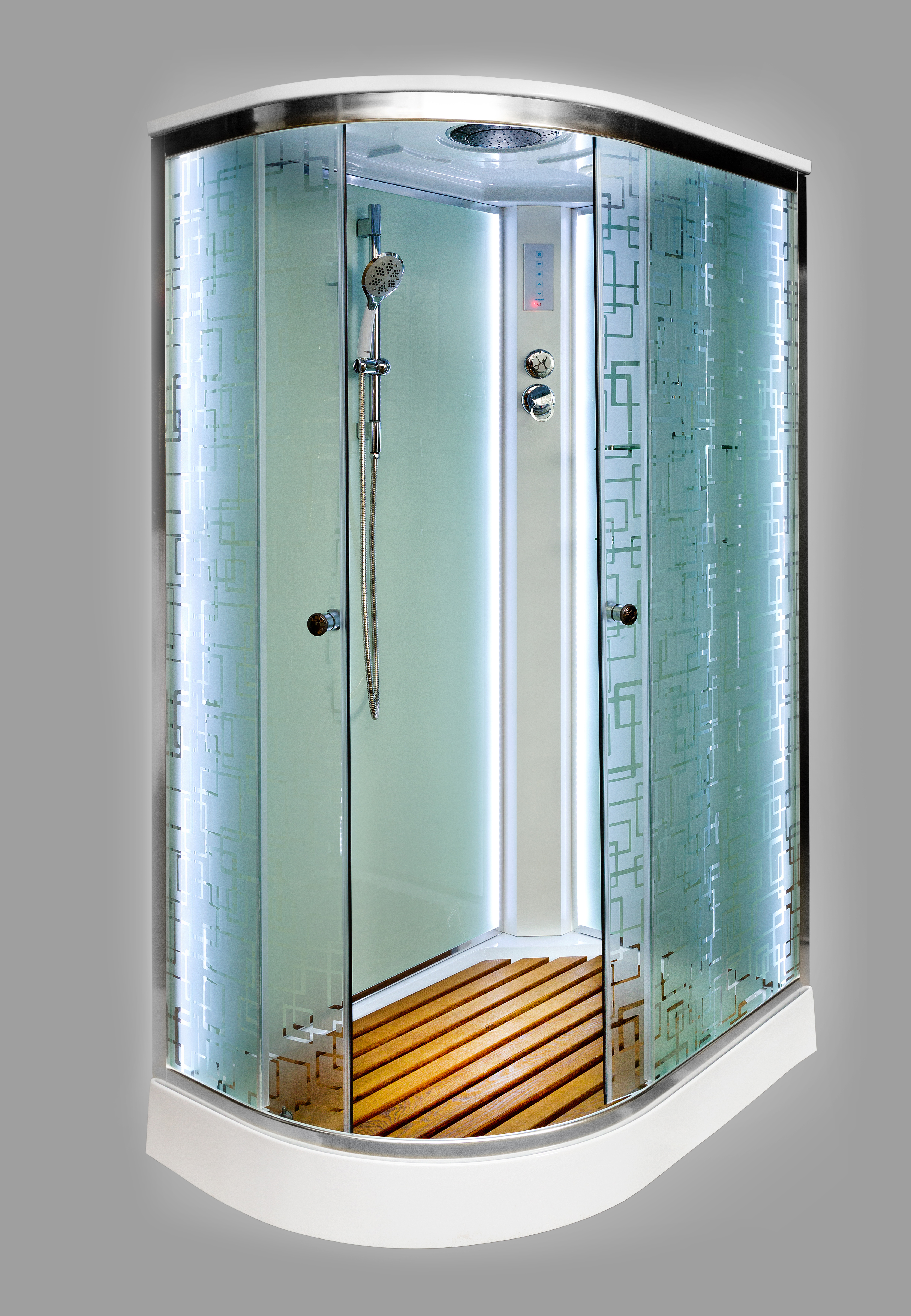 Душевая кабина Deto EM 1512R LED EM1512RLED - 2